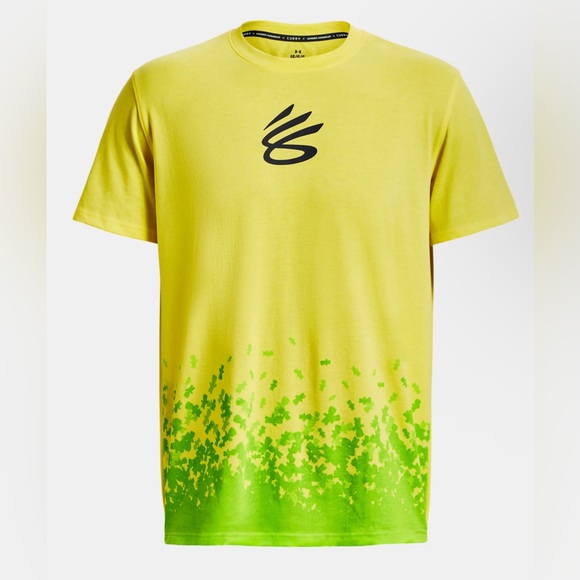 *NWT* Under Armour Men’s Curry Sour Then Sweet Heavyweight Short Sleeve Size XL - Picture 1 of 7